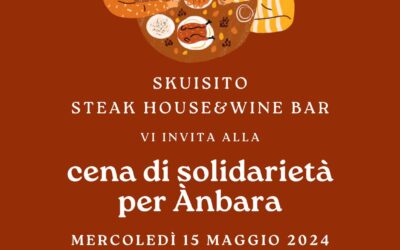 Cena da Skuisito in sostegno ad &Agrave;nbara