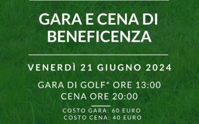 Gara e cena di beneficenza al Castello di Tolcinasco Golf Resort & SPA